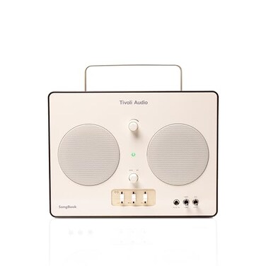 Tivoli Audio Songbook Premium Bluetooth Sound System with 14 Auxiliary Input and Builtin Preamp CreamBrown