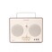 Tivoli Audio Songbook Premium Bluetooth Sound System with 14 Auxiliary Input and Builtin Preamp CreamBrown
