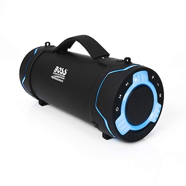 BOSS Audio Systems Tube Portable Weatherproof Bluetooth Stereo Speaker 3Inch Full Range Tweeters 8 Hours of Play Time Sold Individually