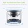 EWA Travel Case Packed A106 Pro Portable Bluetooth Speaker with Custom Bass Radiator Brief Design IP67 Waterproof Perfect Mini Speaker for Shower Room Bike Car Black