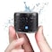 EWA Travel Case Packed A106 Pro Portable Bluetooth Speaker with Custom Bass Radiator Brief Design IP67 Waterproof Perfect Mini Speaker for Shower Room Bike Car Black