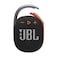 JBL Clip 4 BlackOrange Portable Bluetooth 51 Speaker Up to 10 Hours of Play Waterproof Dust Resistant Includes Noise EchoCanceling Speakerphone
