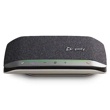 Poly Sync 20 USBC Personal Portable Smart Speakerphone Plantronics Long Battery Life NoiseEcho Reduction Works wTeams Zoom PC Mac Mobile