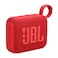 JBL Go 4 UltraPortable Waterproof and Dustproof Bluetooth Speaker Big JBL Pro Sound with Punchy bass 7Hour Builtin Battery Made in Part with Recycled Materials Red
