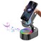 AKLLCCR Wireless Induction Audio Bluetooth Speaker 5in1 Phone Holder Emergency Rechargeable 3000mAh with Colorful Ambient Light 300 Foldable for Tablet iPhone Android Gifts for Men Women Black
