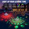 KingSom 3 in 1 Bluetooth Pool Speaker with Pool Fountain Light Floating Pool Speaker for Pool IP68 Waterproof Hot Tub Speakers Loud Sound BT5424H Playtime Pool Water Fountain White