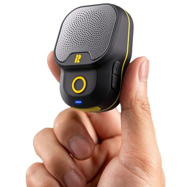 Rythflo Wearable Bluetooth V53 Speaker 30H Working Time ClipOn Wireless Jobsite WaterResistant TWS Portable Speaker IPX7 Waterproof Builtin ENC Mic for HandsFree MusicCalls