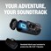 JBL Flip 7 Blue Bundle with divvi Protective Hardshell Case Black