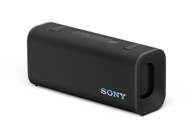 Sony ULT Field 3 Wireless Portable Bluetooth Speaker IP67 Waterproof Dustproof Rustproof and Shockproof with Enhanced Bass 24 Hour Battery and Shoulder Strap SRSULT30B Black