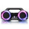 OZJ Bluetooth Speaker Outdoor Loud 80WPeak with Bass Portable Wireless Speaker with IPX7 Waterproof 20H Playtime RGB Lights TWS for Party Beach Work Black