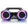 OZJ Bluetooth Speaker Outdoor Loud 80WPeak with Bass Portable Wireless Speaker with IPX7 Waterproof 20H Playtime RGB Lights TWS for Party Beach Work Black