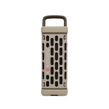 Turtlebox Ranger Loud Outdoor Portable Bluetooth 54 Speaker Rugged Waterproof UltraPortable Plays to 105db Deep Bass Shockproof Unlimited Pairing for Full Stereo Experience Tan