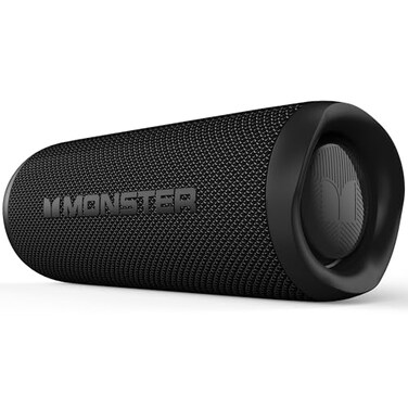 Monster Bluetooth Speaker Wireless Portable Outdoor Bluetooth Speakers 60W True Wireless Stereo IPX8 Waterproof Dual PairingBluetooth 54 Builtin Mic Black