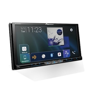 Pioneer AVHW4500NEX 7 Capacitive Touchscreen Double Din Wireless Wired Apple CarPlay Android Auto Bluetooth CDDVD SD Card USB Backup Camera HD Radio SiriusXM FLAC HiVolt RCA
