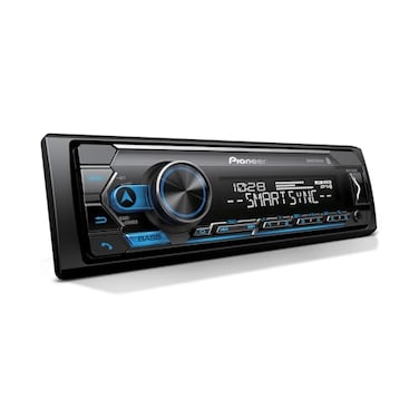 Pioneer MVHS322BT 1Din Digital Media Receiver Bluetooth USB Color Change FLAC Voice Control 50W x 4 Output 13Band EQ AMFM Radio iPhoneAndroid Compatible Front RearSW Selectable RCA