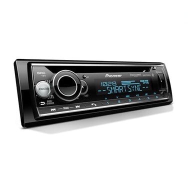 Pioneer DEHS7200BHS 1Din CD Receiver Bluetooth HD Radio SiriusXM USBAUX Color Change FLAC AMFM Detachable Face 13Band EQ 50W x 4 Voice Control HiVolt RCA Preouts