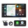 Eonon 7 Double Din Car Stereo Wireless CarPlay Wireless Android Auto Car Audio Receivers with AHD Backup Camera Built in DSP Bluetooth MirrorLink SWC FMAM Fast Charge X3
