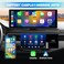Pyniro Portable Wireless CarPlay Screen for Car with 4K Dash Cam1080P Backup Camera 1026IPS Touchscreen Car Stereo Supports CarPlayAndroid AutoVoice ControlGPS NavigationBluetoothMirror Link