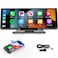 Podofo 1026 Touchscreen Wireless Carplay Portable Car Stereo Android Auto Car Play Navigation Voice Control BluetoothAUXFM Car Radio Receiver