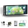 REAKOSOUND 69 Single Din Car Stereo with Apple CarPlay Android Auto Single Din Touchscreen Radio Car Stereo with Bluetooth Backup Camera GPS Navigation Mirror Link FMAM EQ USB SWC MIC