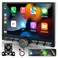 WENMENGDE 10inch 4Core 232GB IPS Full Touch Screen Android Car Radio Audio Video Stereo Player for Double Din Raido Model with CarPlay Android Auto WiFi BT MirrorLink Split Screen PIP GPS Navigation