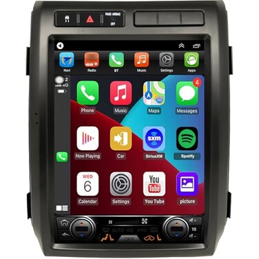 TOPDISPLAY for Ford F150 Radio Upgrade 2009 2010 2011 2012 8core CPU Stereo System121inch Touch ScreenCarplay and Android AutoFree Camera Only fit Manual AC
