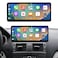 NINETOM 2026 Upgraded 123 UltraNarrow Touchscreen Wireless CarPlay Android Auto Receiver Compatible with MercedesBenz CClass W204 20082010 for NTG 40 System