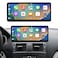 NINETOM 2026 Upgraded 123 UltraNarrow Touchscreen Wireless CarPlay Android Auto Receiver Compatible with MercedesBenz CClass W204 20082010 for NTG 40 System