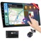 Haudio Wireless Double Din Car Stereo with Apple CarPlayAndroid AutoCarplay Screen for CarVoice Control with Backup CameraBluetoothNavigation Mirror Link 101 Inch