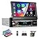 podofo Wireless Carplay 7inch Single Din Touchscreen RadioIPS Manual Flip Out TouchscreenAMFMRDS 51Bluetooth Car StereoFast ChargingWireless Android AutoMirror Link2 USBTFAUX PortBackup Camera