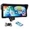 GOHHDL 81 Inch IPS Waterproof Portable CarPlay Screen for Motorcycle with Wireless CarPlayAndroid AutoGPS DisplaBluetoothTF PortSupport Siri12V Power Supply