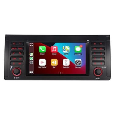 LXKLSZ Car Stereo for BMW E39 M5 Compatible with Wireless CarplayAndroid Auto with IPS Touch ScreenBluetoothMirror LinkFMAMUSBHigh Power