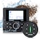 Luftmusic Marine Digital Media Receiver Weatherproof Marine Stereo System with Wireless Remote Builtin 3 Dot Matrix LCD Display Amplifier Bluetooth Digital Media MP3 Player AMFM Radio