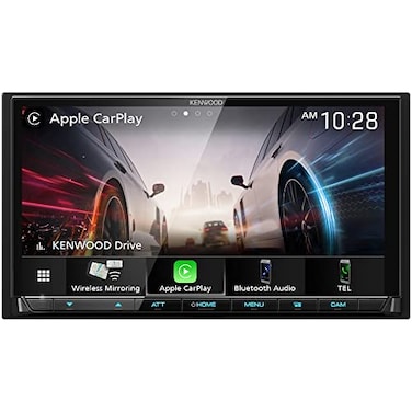 KENWOOD DMX908S EXCELON 695 Inch LCD Touchscreen Digital Multimedia Receiver Wireless Apple CarPlay and Android Auto Double Din AMFM HD Radio Bluetooth USB Port iDatalink Maestro SiriusXM
