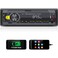UNITOPSCI Single Din Car Stereo Bluetooth 50 Multimedia Audio Receiver Push to Talk Assistant HandsFree Call Voice Control MP3FMAUX inUSBTF Input APP Control LCD Digital Display