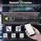 UNITOPSCI Single Din Car Stereo Bluetooth 50 Multimedia Audio Receiver Push to Talk Assistant HandsFree Call Voice Control MP3FMAUX inUSBTF Input APP Control LCD Digital Display