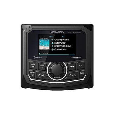 KENWOOD KMRM300BT Marine Guage Receiver Weatherproof 27 Inch LCD Built in Amplifer Bluetooth Digital Media MP3 Player No CD Player USB Port AMFMWeather Band Tuner Rear Camera Input