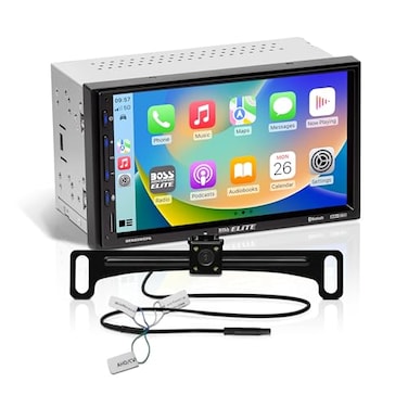 BOSS Audio Systems Elite BE920WCPAC Car Stereo Wireless Apple CarPlay Android Auto Double Din 7 Inch Touchscreen Bluetooth No CD DVD Player AMFM Radio Receiver USB Backup Camera