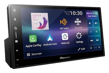 Pioneer DMHW3050NEX 68 Capacitive Touchscreen Double Din Wireless Wired Apple CarPlay Android Auto Bluetooth Backup Camera Maestro FLAC HD Radio HiVolt RCA