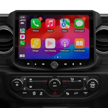 Stinger 101 Wireless Car Play Android Auto Touchscreen Stereo for Wrangler JL 1823Gladiator JT 2023 Complete Radio System Off Road Gauges Designed in USA HEIGH10