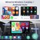 EKAT Single Din Vertical Car Stereo Rotatable 104 inch Touch Screen Radio with Wireless CarplayAndroid AutoEQ AudioBluetoothSWCGPS NavigationFM Radio Backup Camera