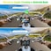 CAMECHO Motorcycle Carplay Screen Wireless CarPlay Android Auto for Moto 5 Waterproof Touchscreen Portable Car Stereo Support Dual Bluetooth Siri Google Assistant