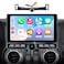 AINAVITO 4G64GB Car Stereo for Jeep Wrangler JK 20072018 Dodge Ram 1500 2500 Radio UpgradeWireless CarPlay Android Auto with Physical Volume Knob Keybutton QLED Touch Screen Backup Camera
