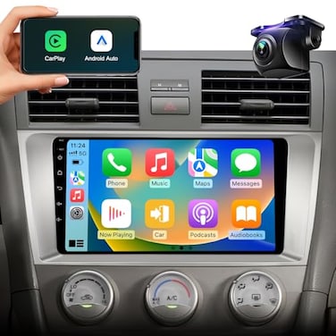 MININAVI Car Stereo Radio Upgrade for Toyota Camry 2006 2007 2008 2009 2010 2011 with 9 IPS HD TouchscreenAndroid AutoGPS NavigationFM1080P Backup Camera