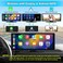 Pyniro 1026 Carplay Screen for Car Portable Carplay Android Auto Car Stereo Touchscreen GPS Navigation 4K Dash Cam1080P Backup CameraMirror LinkBluetoothVoice Control