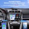 B4U 8Core 64GB 102 Inch QLED Touch Screen Car Radio for Toyota Camry 2012 2013 2014 with Carplay and Android AutoAndroid 13 Camry Stereo Support BluetoothWiFiGPSFM RadioBackup Camera SWC