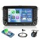 podofo 2G64G for VW Passat Jetta Tiguan Golf MK5 MK6 T5 Polo Car Radio Stereo Android 13 with Wireless CarplayAndroid Auto 7 Inch Touch Screen Two USB GPSFMRDSSWCBluetooth HD Backup Camera