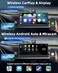 jelkuz 1126 4K Carplay Screen for Car Tablet Pro Max 2026 with 350 Rotatable Lens Wireless Apple Carplay Android Auto Screen 4K Dash Cam Bluetooth GPS Navigation Voice Control Unique Bracket WiFi