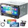 WOWiViD Double Din Car Stereo CD DVD Player with Wireless CarplayAndroid Auto 7 inch Car Radio 42Channel Audio Output Bluetooth Voice Control Mirror Link Backup Camera AMFM Radio TypeAC Subwoofer