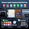 Haudio 9 Double Din Car Stereo 264GB Wireless Apple CarPlay Android Auto HD Touchscreen Car Radio with Backup CameraCar Accessories GPS Navigation